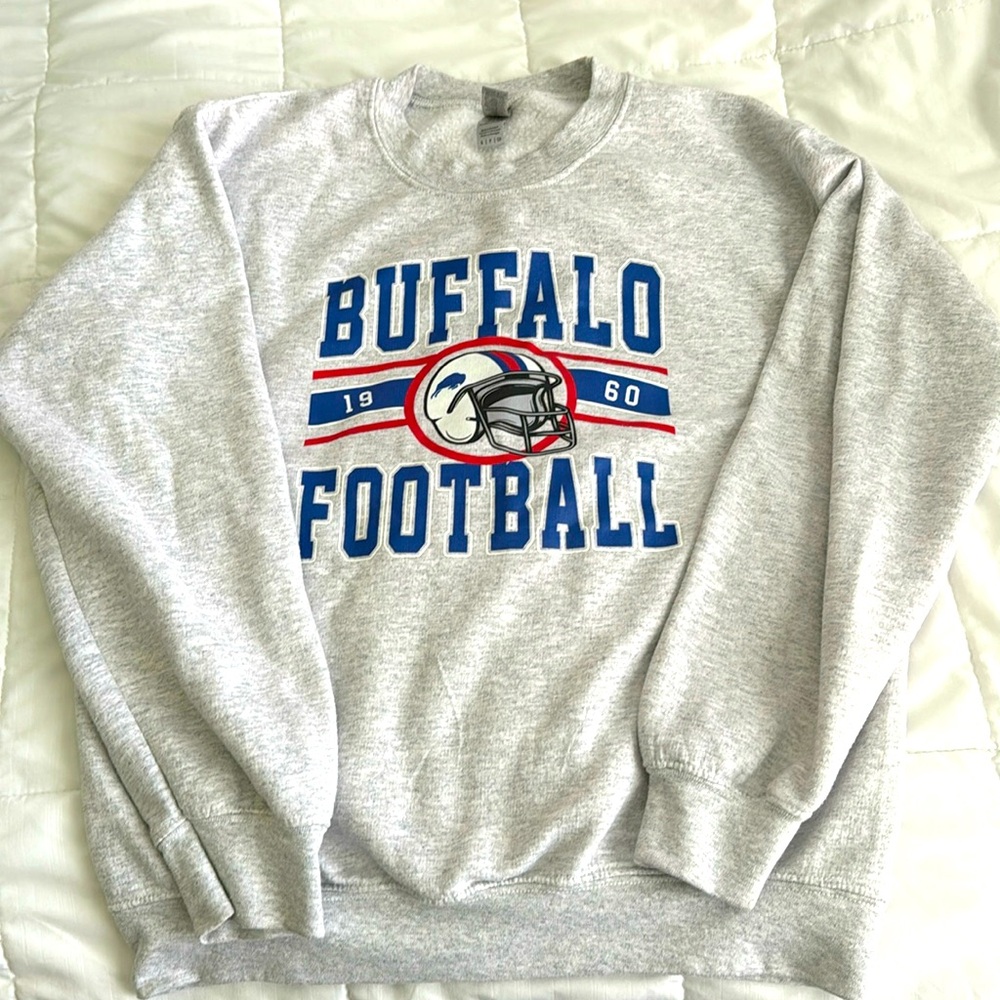 Vintage Style Buffalo Bills Football Crewneck